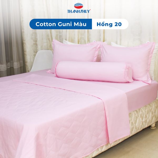  Chăn Lẻ Cotton Guni Màu Hồng (20) 