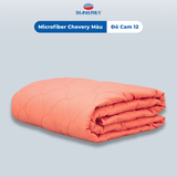  Chăn Lẻ Microfiber Chevery Màu Đỏ Cam (12) 