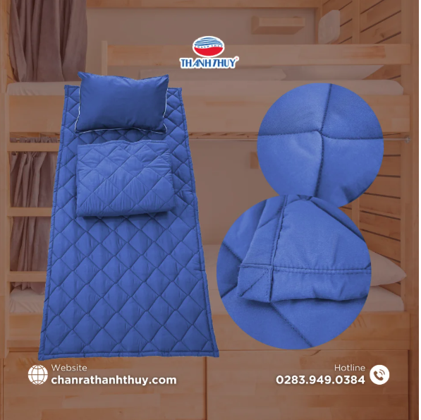  Chăn, Mền Sọc Chần Gòn Trường Học – Ký Túc Xá 