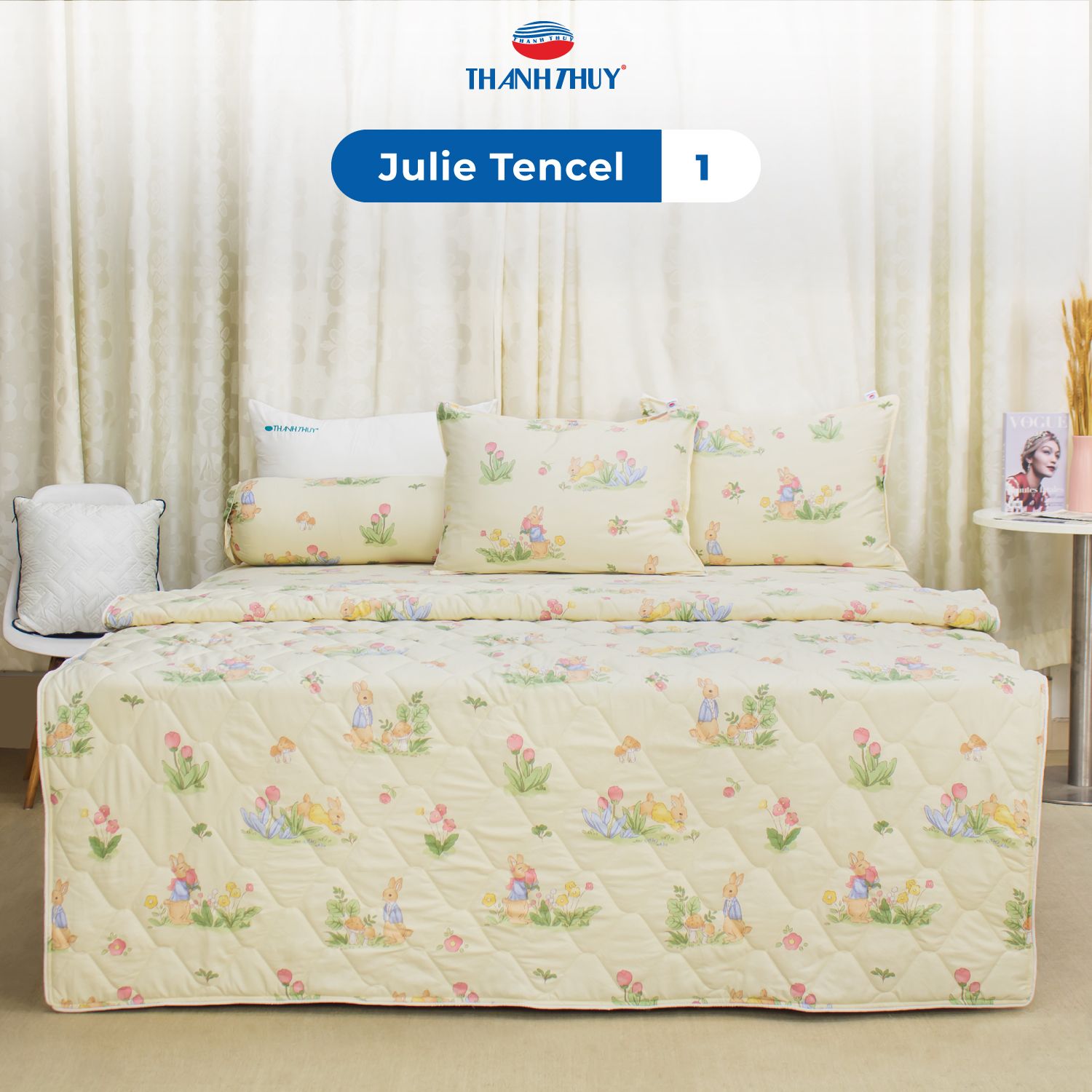  Chăn Lẻ Julie Tencel 1 