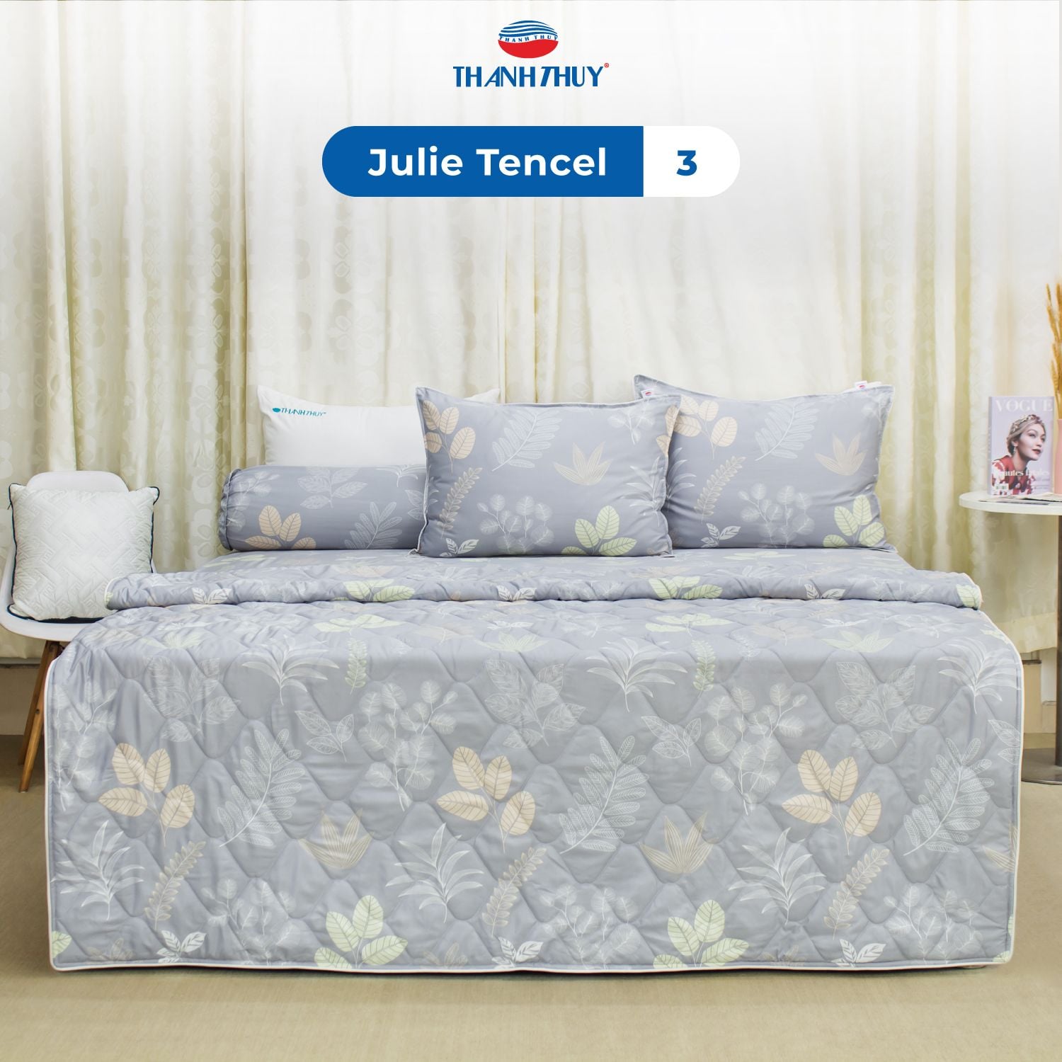  Vỏ Gối Lẻ Julie Tencel 3 