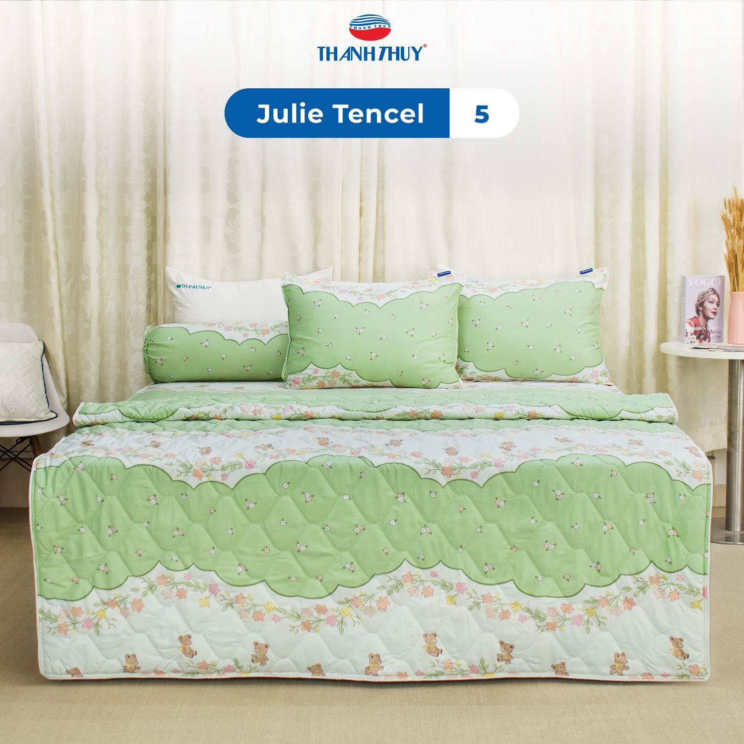  Vỏ Gối Lẻ Julie Tencel 5 