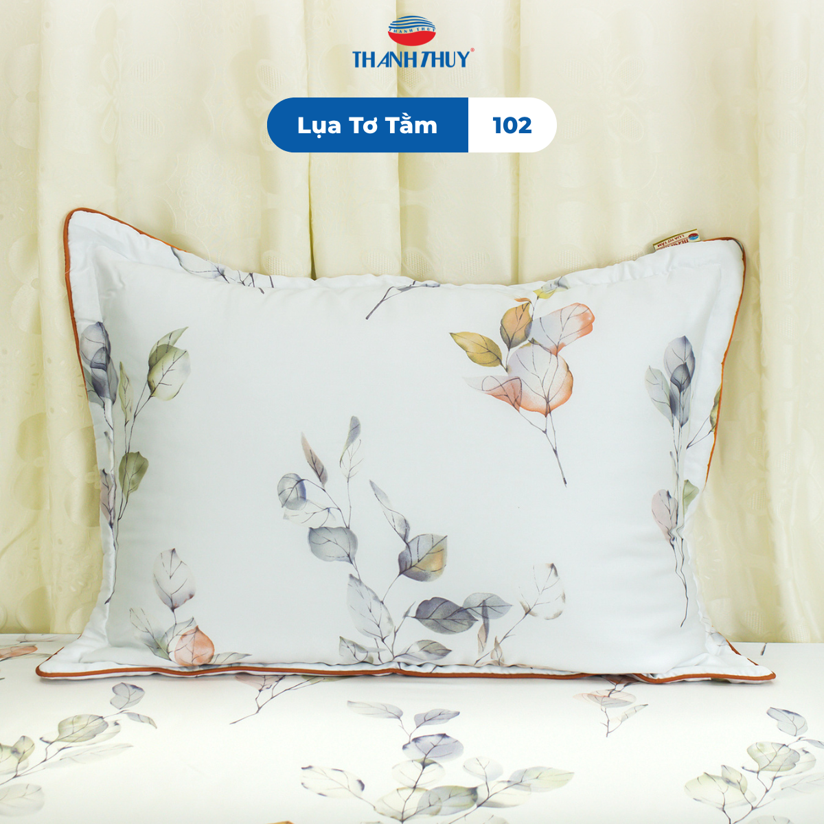  Vỏ Gối Lẻ Lụa Tơ Tằm 102 