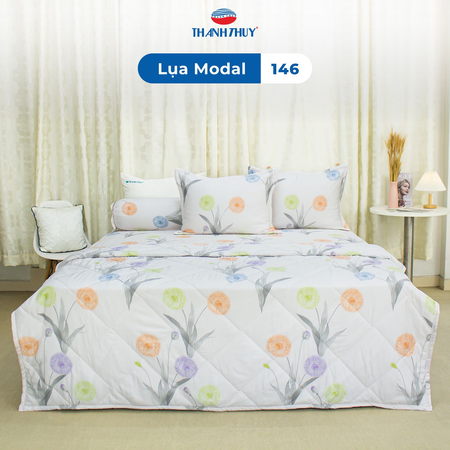  Vỏ Gối Lẻ Lụa Modal 146 