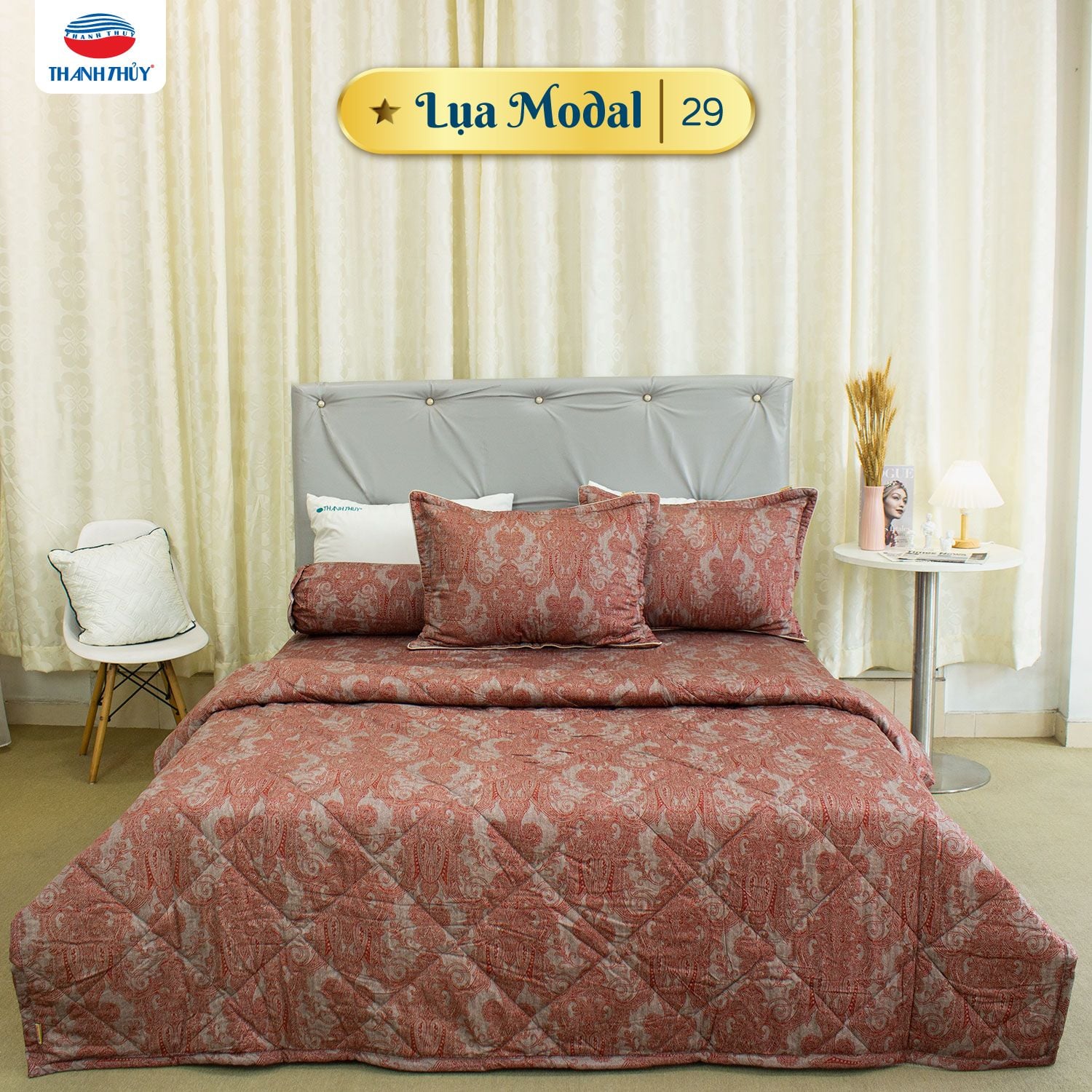  Bộ Ga Bọc Lụa Modal 29 