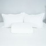  Bộ Ga Bọc Cotton Chữ Hỷ Trắng (T300) 