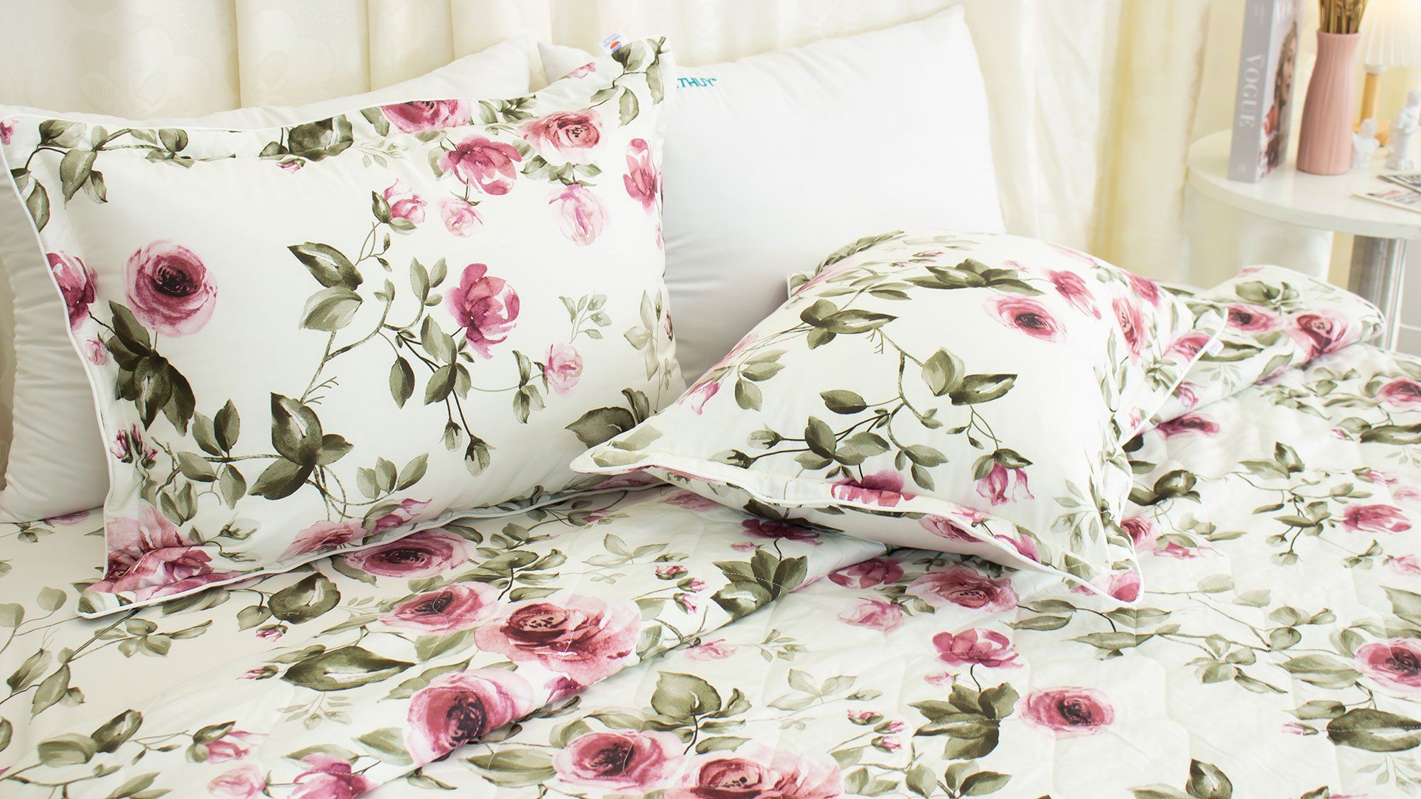  Bộ Ga Bọc (Hộp) Vanila (Vỏ Gối Nhí) 451 