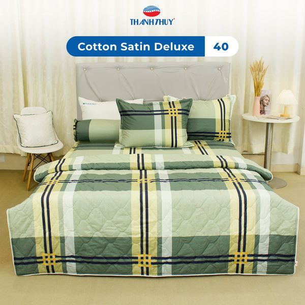  Vỏ Gối Lẻ Cotton Satin Deluxe 40 