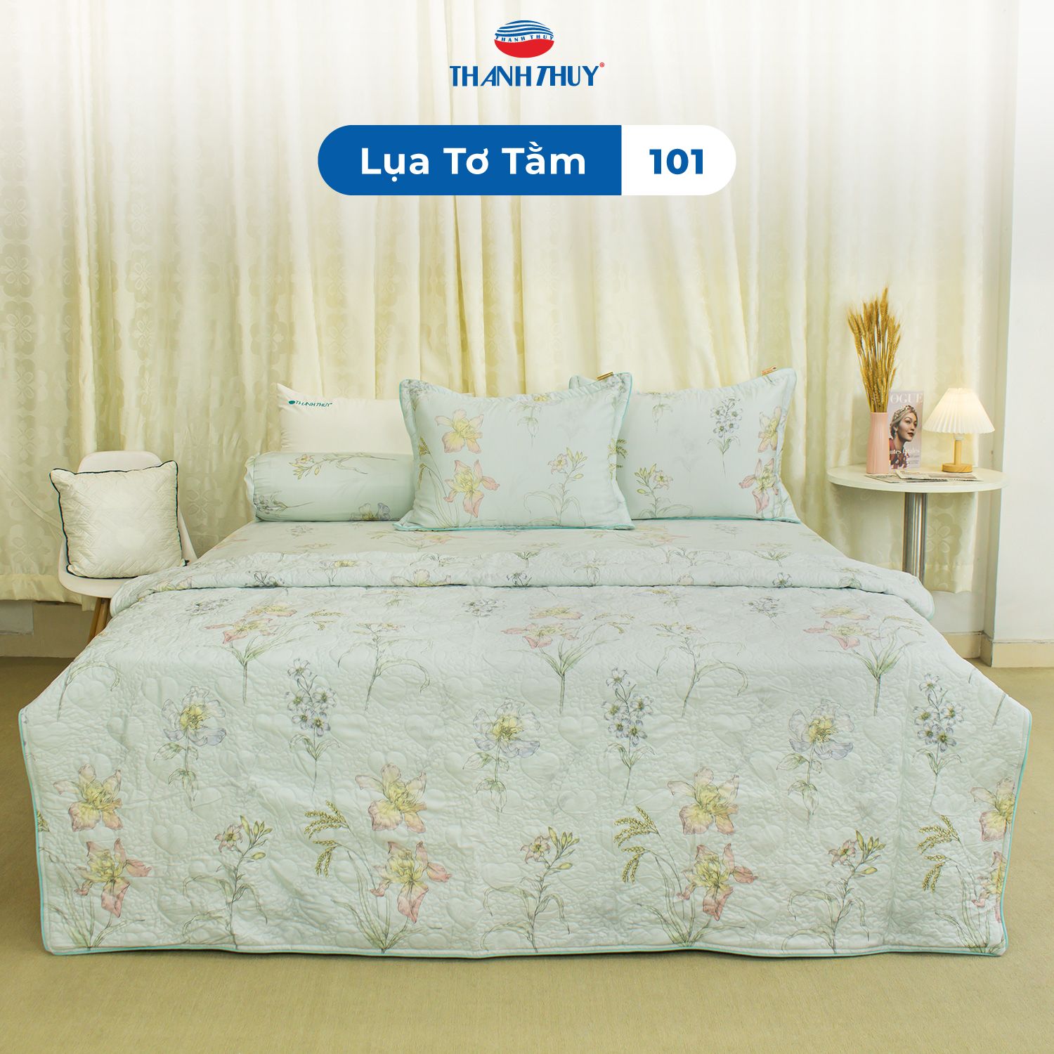  Bộ Ga Bọc Lụa Tơ Tằm 101 