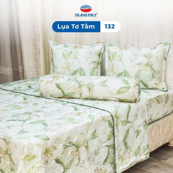  Vỏ Gối Lẻ Lụa Tơ Tằm 132 