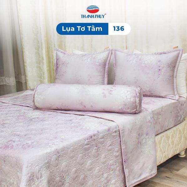  Vỏ Gối Lẻ Lụa Tơ Tằm 136 