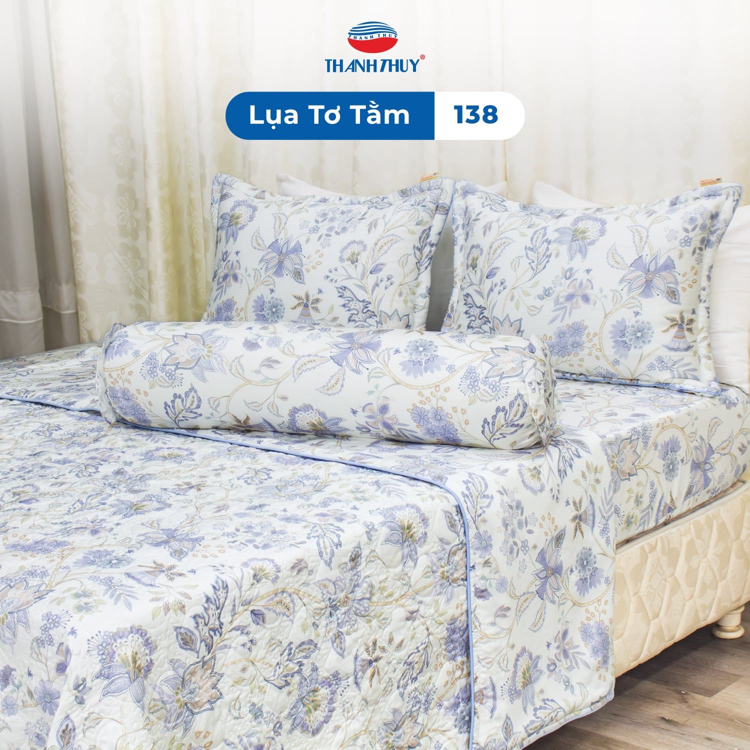  Vỏ Gối Lẻ Lụa Tơ Tằm 138 