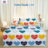  Ga giường - 100% Cotton Vanila thoáng mát (Không bao gồm vỏ gối) - Dễ thương - THANH THUY 