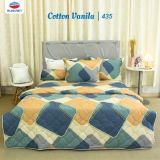  [DEAL SỐC] Bộ Chăn Ga Gối 4 món,5 món -100% Cotton Vanila thoáng mát-Kẻ sọc, Đơn giản - THANH THUY 