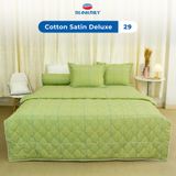  Bộ Chăn Ga Gối 4 món, 5 món - 100% Cotton Satin Deluxe mềm mại, thoáng mát - KẺ SỌC, KẺ CARO - THANH THUY 