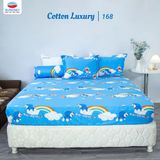  [GIẢM 10%] Bộ Chăn Ga Gối cao cấp - 100% Cotton Satin Luxury - mềm mại, thoáng mát - TRẺ EM, CUTE - THANH THUY 