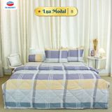  [DEAL SỐC COMBO] Bộ Chăn Ga Gối 4 món, 5 món - Lụa Modal mềm mại, thoáng mát - Kẻ Sọc - THANH THUY 
