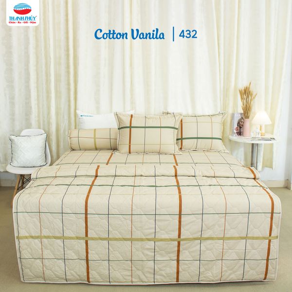  Bộ Ga Bọc (Hộp) Vanila (Vỏ Gối Chặn) 432 