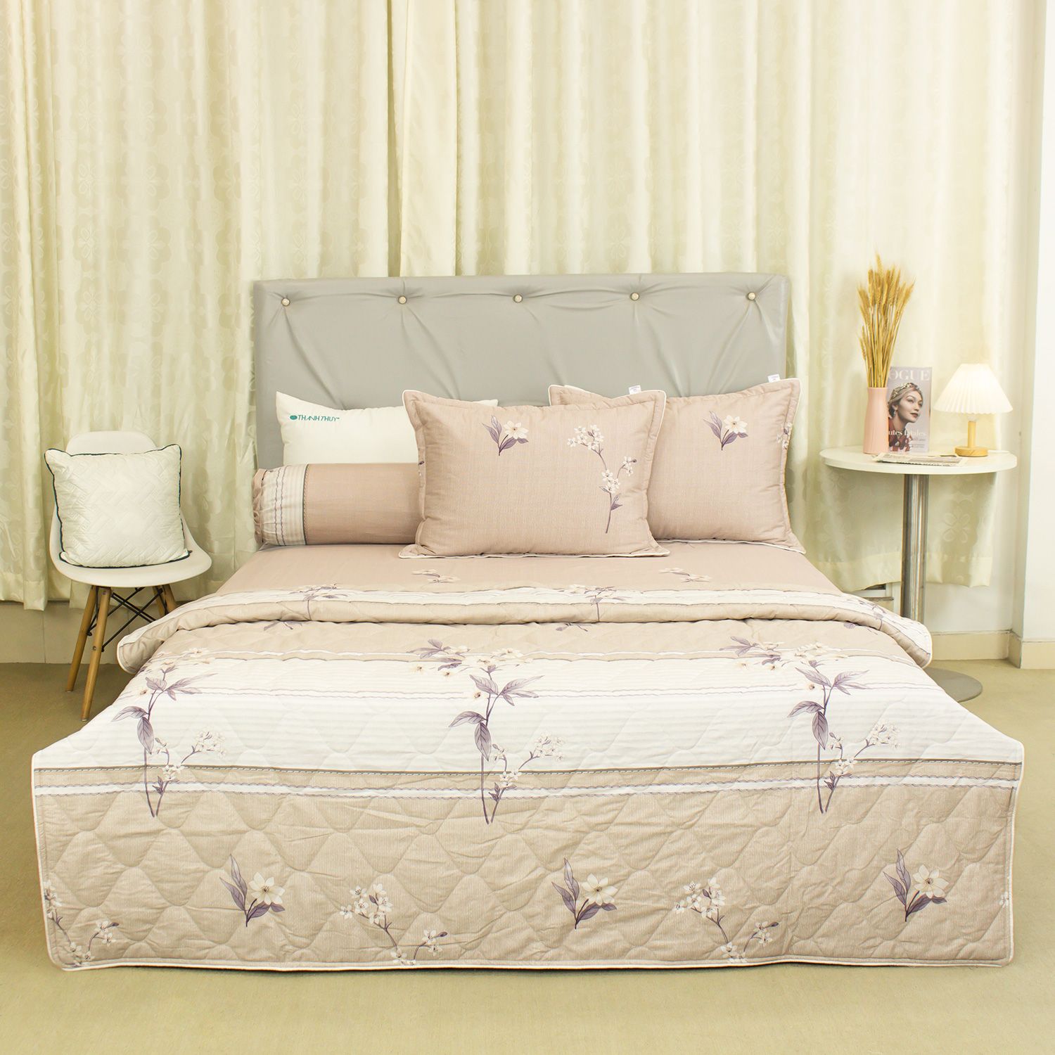  Bộ Ga Bọc (Hộp) Vanila (Vỏ Gối Nhí) 450 