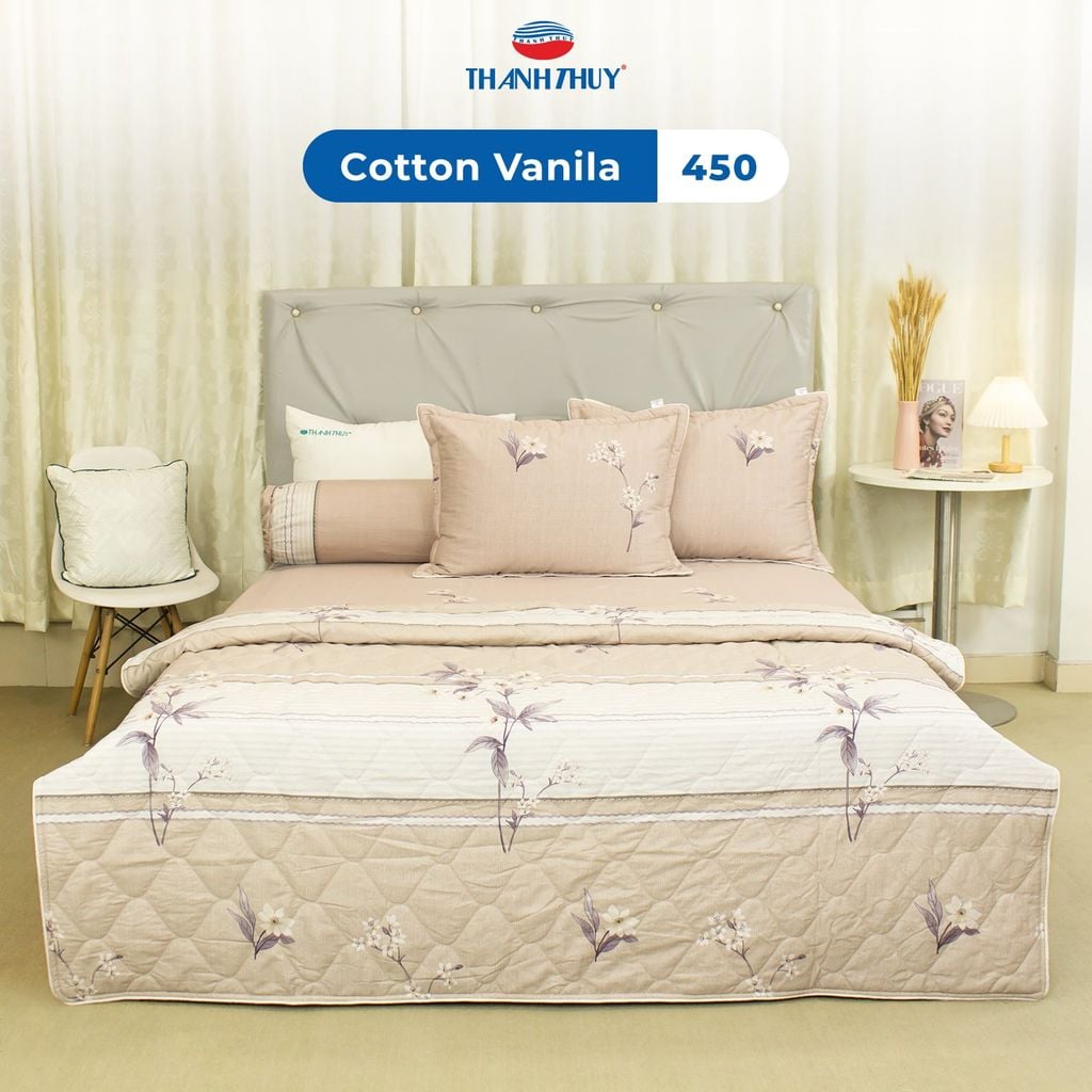  Chăn Lẻ Cotton Vanila 450 