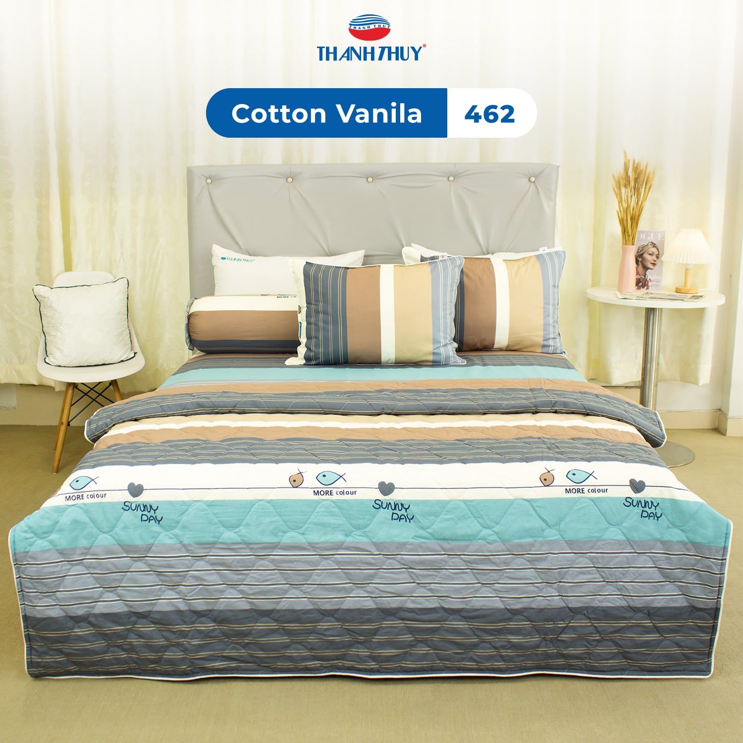  Ga Bọc Cotton Vanila 462 