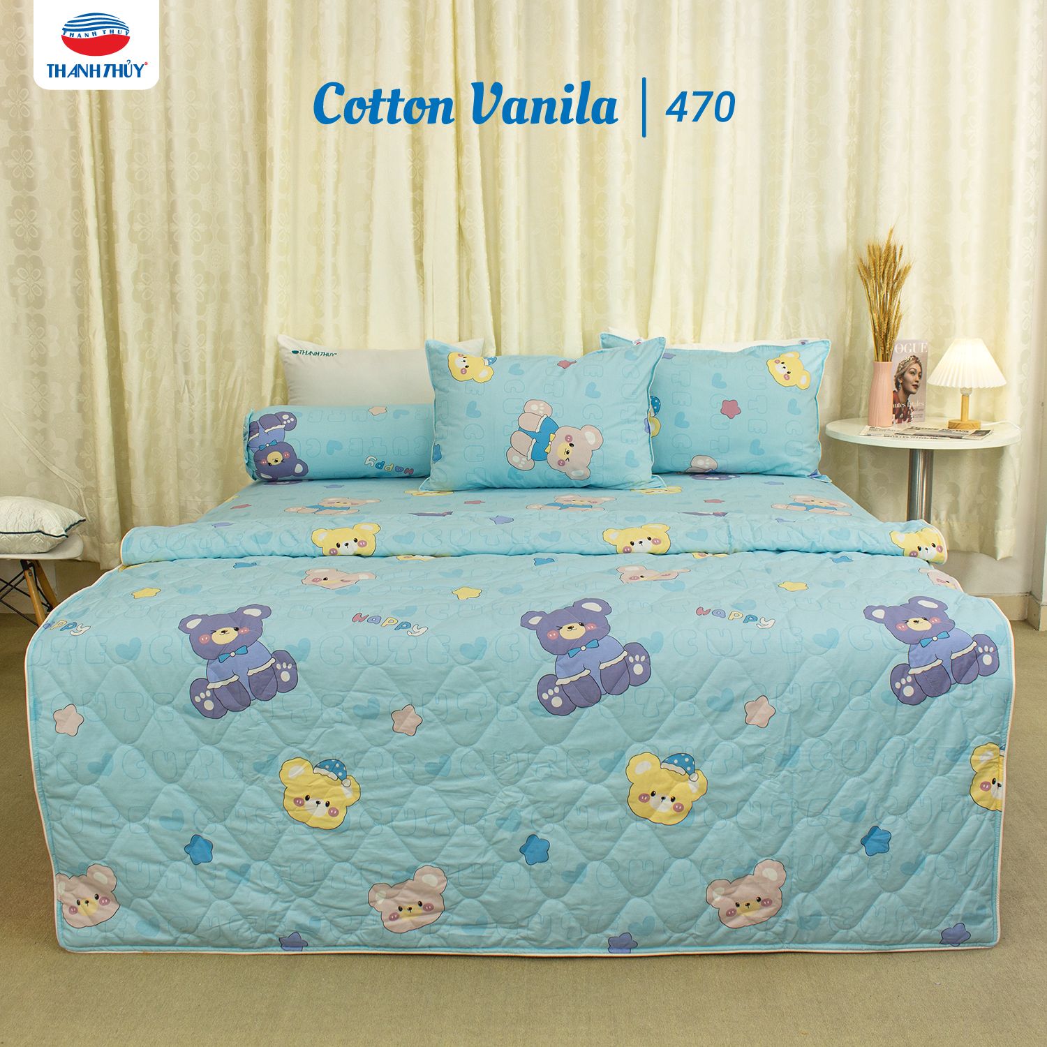  Ga Bọc Cotton Vanila 470 