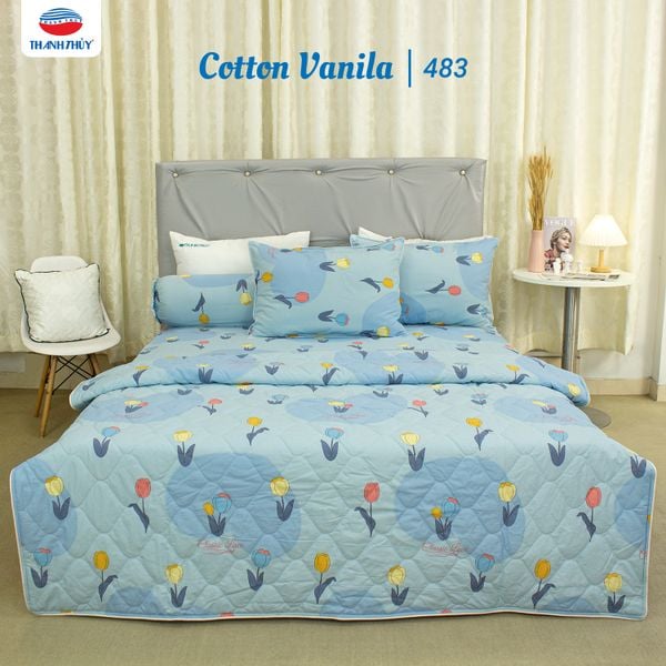  Chăn Lẻ Cotton Vanila 483 