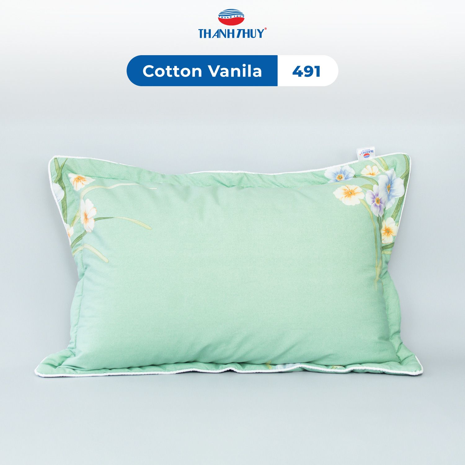  Vỏ Gối Lẻ Cotton Vanila 491 