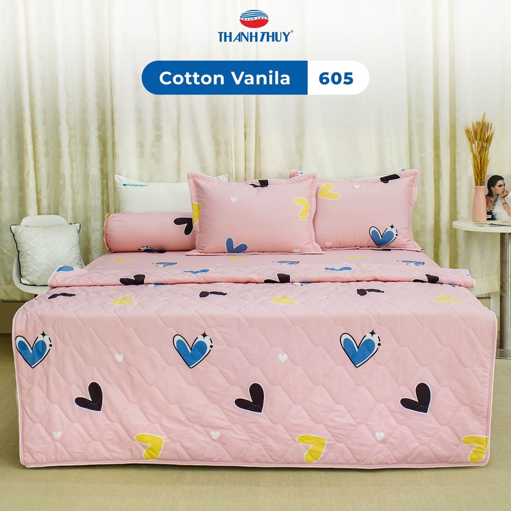  Vỏ Gối Lẻ Cotton Vanila 605 