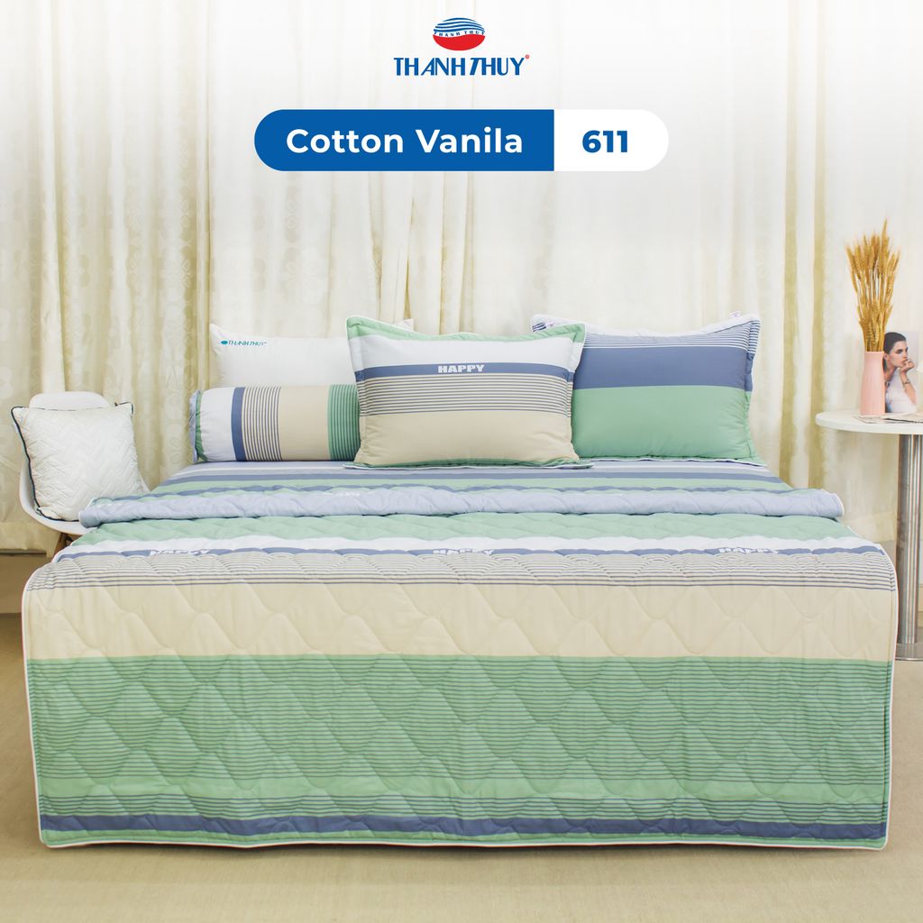  Chăn Lẻ Cotton Vanila 611 
