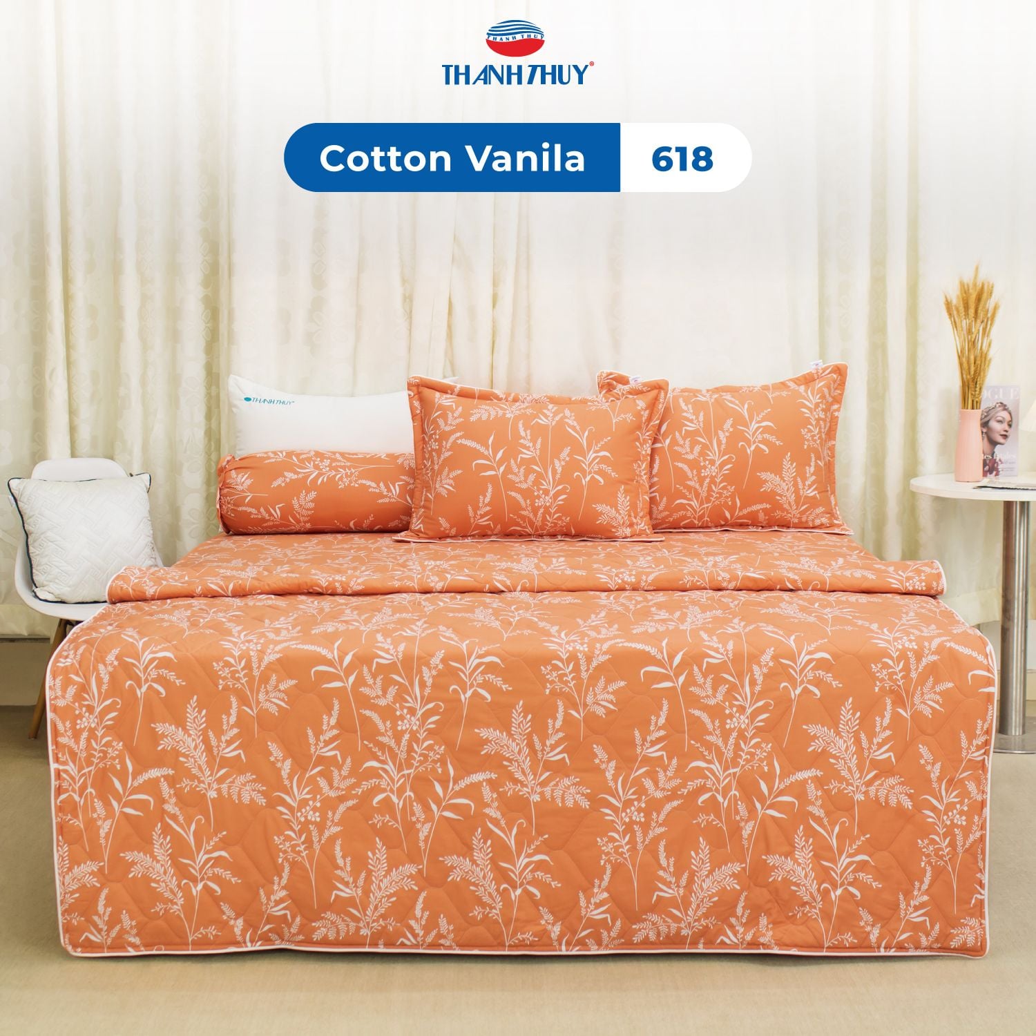  Ga Bọc Cotton Vanila 618 