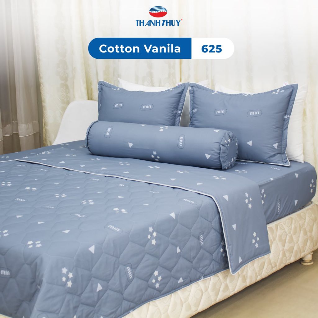  Bộ Ga Bọc Cotton Vanila (Vỏ Gối Lót Gòn) 625 