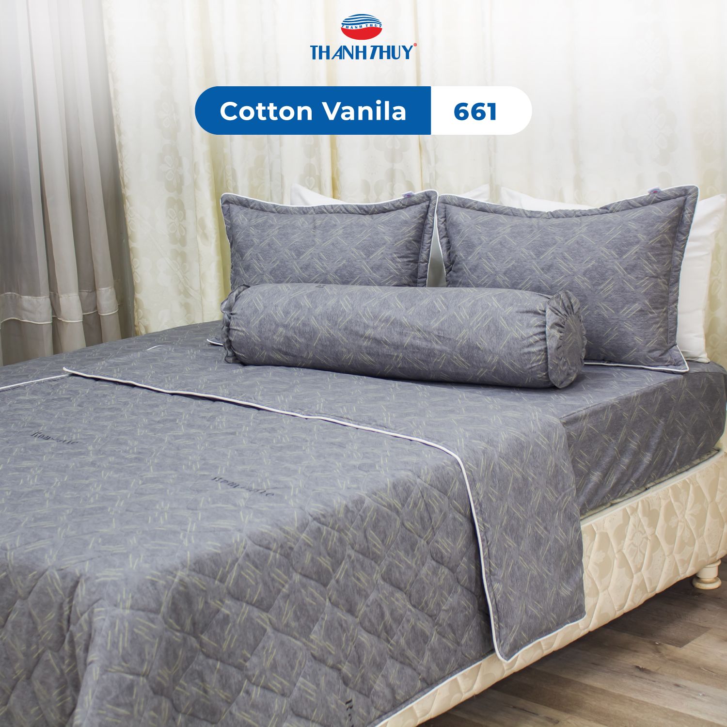  Vỏ Gối Lẻ Cotton Vanila 661 