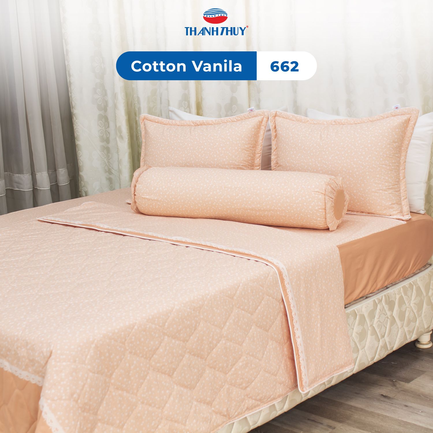  Chăn Lẻ Cotton Vanila 662 