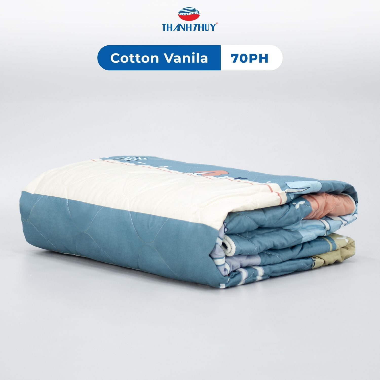 Chăn Lẻ Cotton Vanila 70 