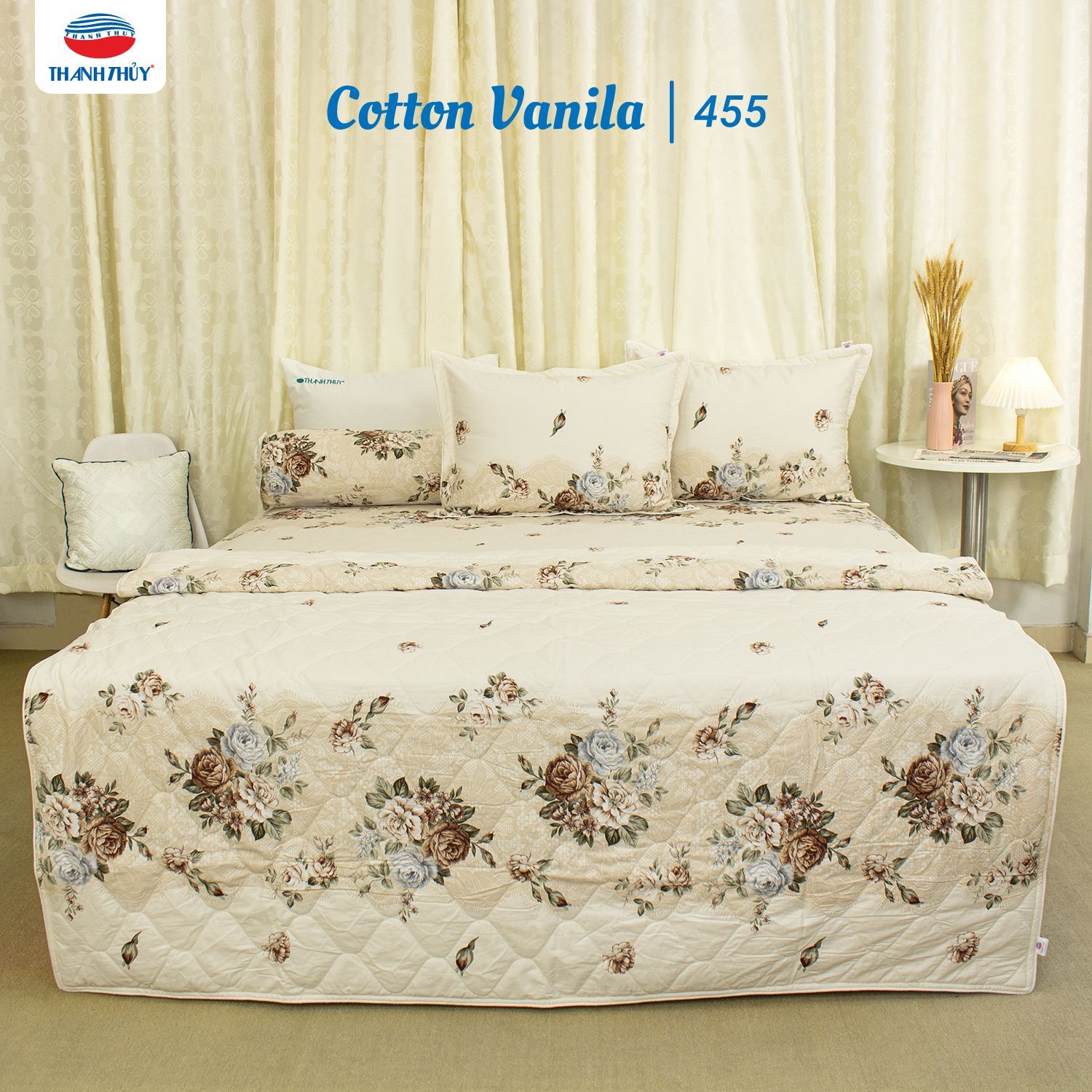  Ga Bọc Cotton Vanila 455 