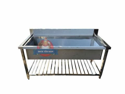  Bồn rửa công nghiệp 1m6 1 hộc to S178 