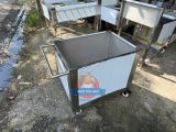  Xe Đẩy Inox chứa rác CR857 