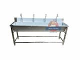  Máng Rửa Tay Inox 2M 4 Vòi 