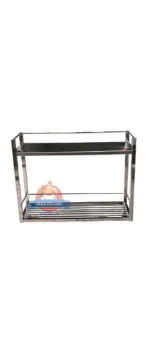  Kệ Inox 2 Tầng Treo Tường Song Dài SD135 
