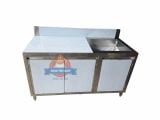  Bồn rửa công nghiệp 1 hộc tủ bàn trái BT178 