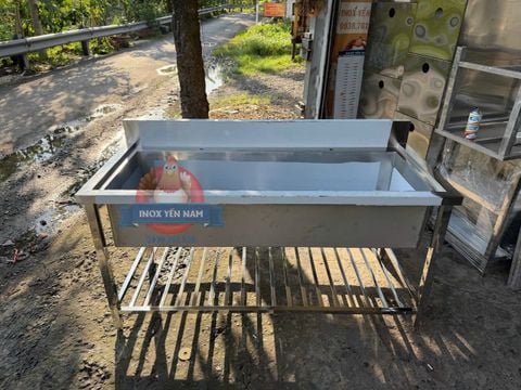  Bồn rửa công nghiệp 1m6 1 hộc to S178 