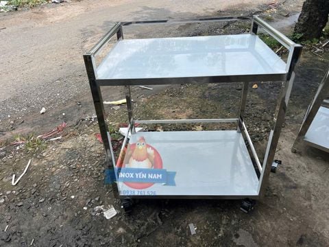  Xe Đẩy Inox 2 Tầng T848 