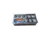  Thùng đá inox 10 khay topping 1/6 nắp kiếng NK832 