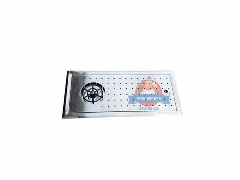  Khay rửa ly inox D400 