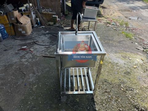 Chậu Rửa Công Nghiệp 1 Hộc A558 