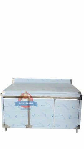 Tủ inox 1m6 3 cửa mở 