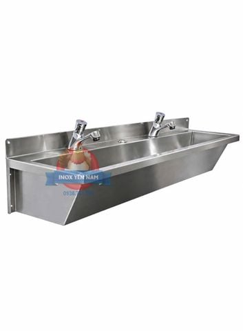  Máng rửa tay inox 1m treo tường T1 