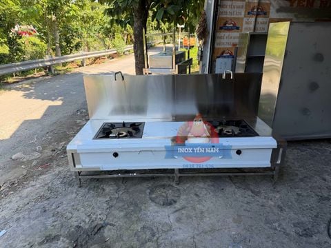  Bếp Hầm Công Nghiệp 2 Họng 2m1 2 VÒI 