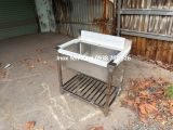  Bồn rửa công nghiệp inox 1 hộc D968 